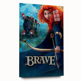 2010s Movie Poster Art - Brave Retro Vintage Film Print