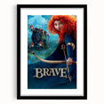 2010s Movie Poster Art - Brave Retro Vintage Film Print
