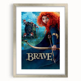 2010s Movie Poster Art - Brave Retro Vintage Film Print