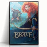 2010s Movie Poster Art - Brave Retro Vintage Film Print