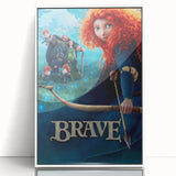 2010s Movie Poster Art - Brave Retro Vintage Film Print