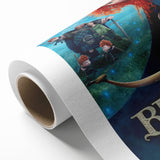 2010s Movie Poster Art - Brave Retro Vintage Film Print