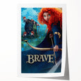 2010s Movie Poster Art - Brave Retro Vintage Film Print