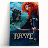 2010s Movie Poster Art - Brave Retro Vintage Film Print