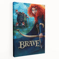 2010s Movie Poster Art - Brave Retro Vintage Film Print