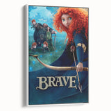 2010s Movie Poster Art - Brave Retro Vintage Film Print