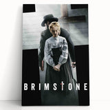 2010s Movie Poster Art - Brimstone Retro Vintage Film Print