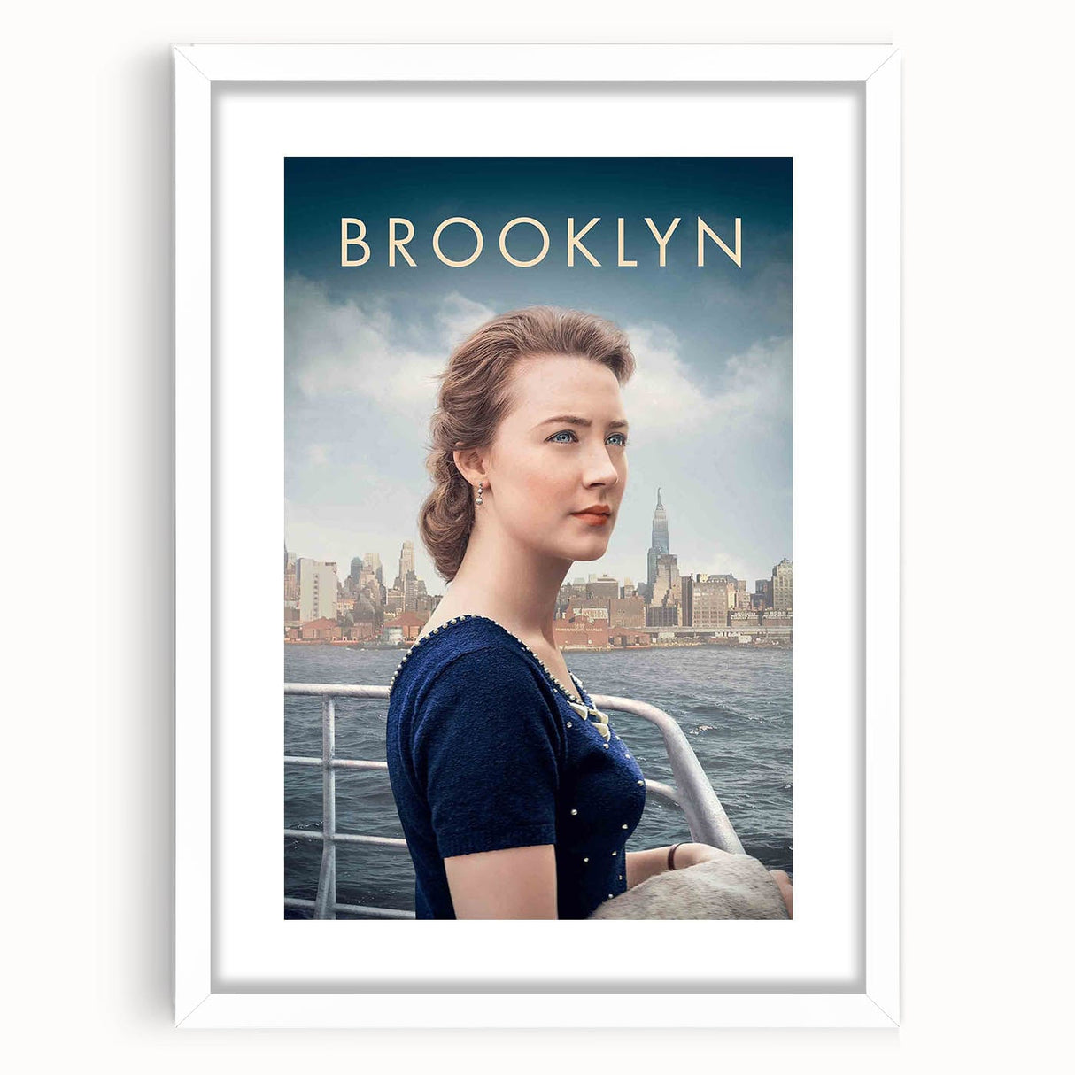 2010s Movie Poster Art - Brooklyn Retro Vintage Film Print