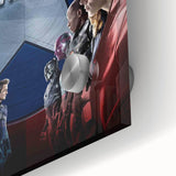 Classic 2010s Movie Poster Art – Vintage Captain America Print