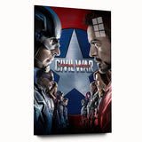 Classic 2010s Movie Poster Art – Vintage Captain America Print
