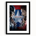Classic 2010s Movie Poster Art – Vintage Captain America Print