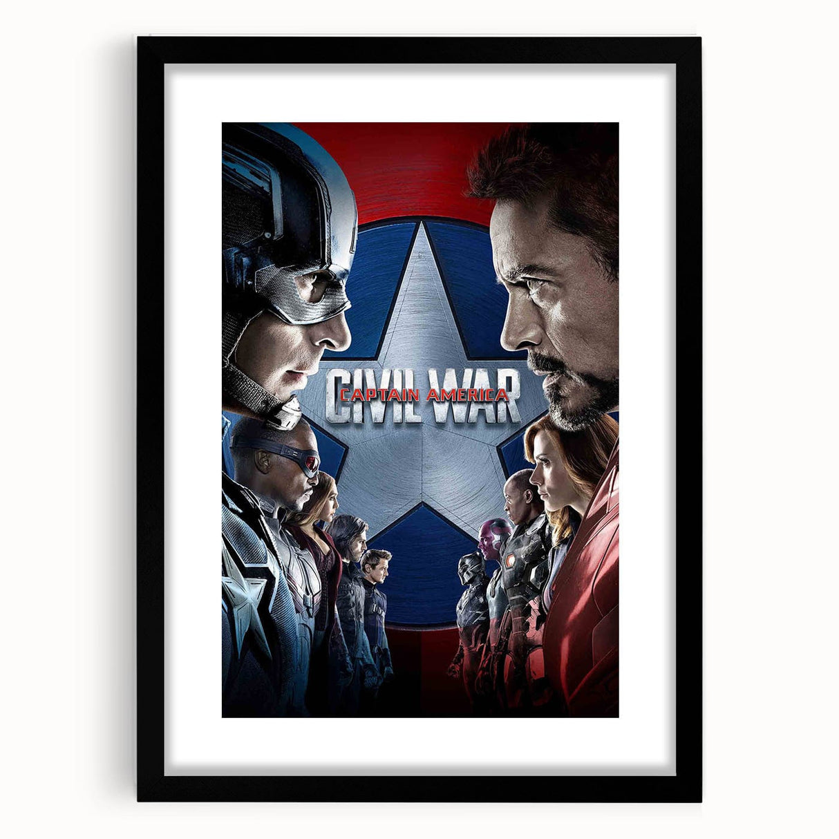 Classic 2010s Movie Poster Art – Vintage Captain America Print