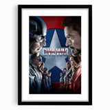 Classic 2010s Movie Poster Art – Vintage Captain America Print