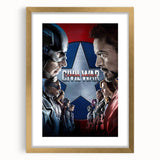 Classic 2010s Movie Poster Art – Vintage Captain America Print