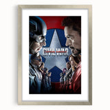 Classic 2010s Movie Poster Art – Vintage Captain America Print