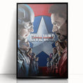 Classic 2010s Movie Poster Art – Vintage Captain America Print