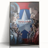Classic 2010s Movie Poster Art – Vintage Captain America Print