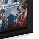 Classic 2010s Movie Poster Art – Vintage Captain America Print