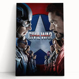 Classic 2010s Movie Poster Art – Vintage Captain America Print