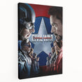 Classic 2010s Movie Poster Art – Vintage Captain America Print