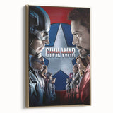 Classic 2010s Movie Poster Art – Vintage Captain America Print