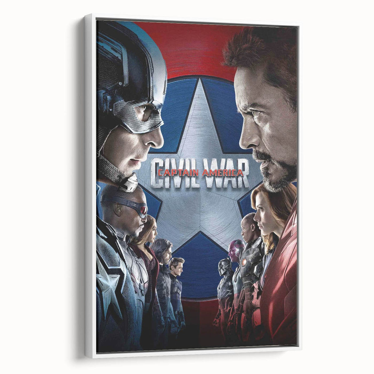 Classic 2010s Movie Poster Art – Vintage Captain America Print