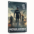 Classic 2010s Movie Poster Art – Vintage Captain America Print