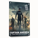 Classic 2010s Movie Poster Art – Vintage Captain America Print