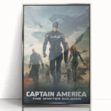 Classic 2010s Movie Poster Art – Vintage Captain America Print