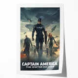 Classic 2010s Movie Poster Art – Vintage Captain America Print