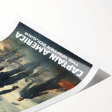 Classic 2010s Movie Poster Art – Vintage Captain America Print