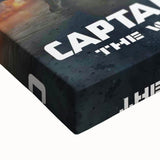 Classic 2010s Movie Poster Art – Vintage Captain America Print