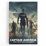 Classic 2010s Movie Poster Art – Vintage Captain America Print