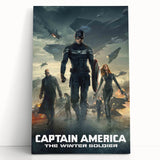 Classic 2010s Movie Poster Art – Vintage Captain America Print