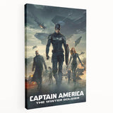 Classic 2010s Movie Poster Art – Vintage Captain America Print