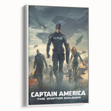 Classic 2010s Movie Poster Art – Vintage Captain America Print