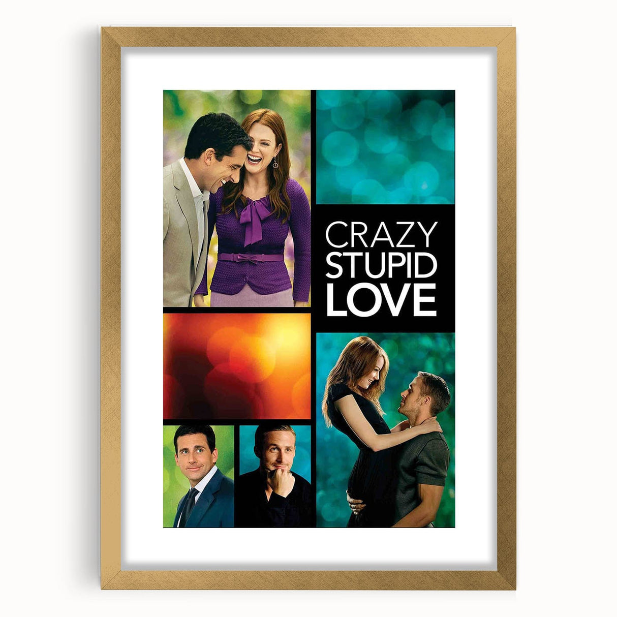 Classic 2010s Movie Poster Art – Vintage Crazy, Stupid, Love Print