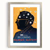 2010s Movie Poster Art – Vintage Becoming Warren Buffett Wall Print