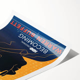 2010s Movie Poster Art – Vintage Becoming Warren Buffett Wall Print