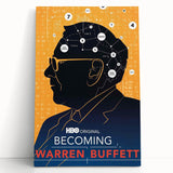 2010s Movie Poster Art – Vintage Becoming Warren Buffett Wall Print