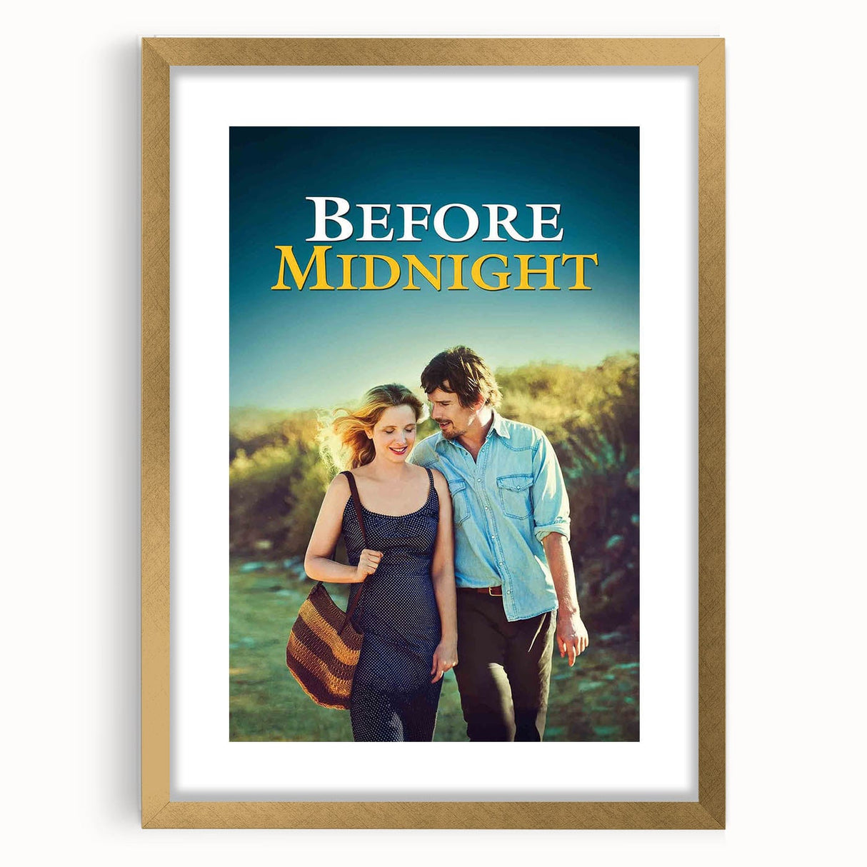 2010s Movie Poster Art – Vintage Before Midnight Romantic Print