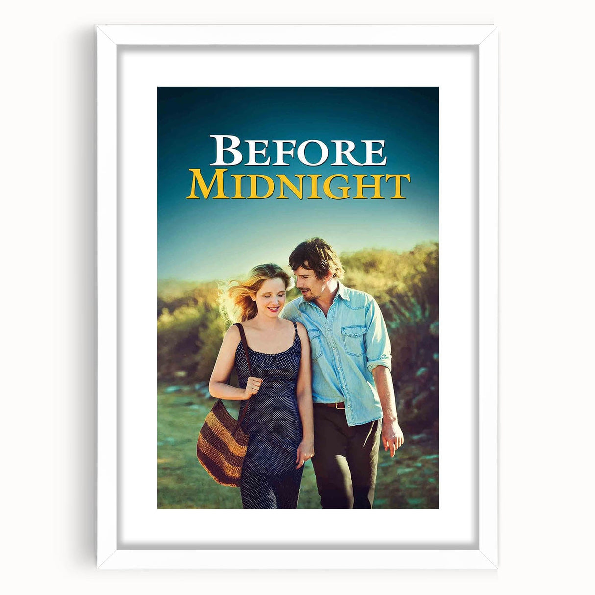 2010s Movie Poster Art – Vintage Before Midnight Romantic Print