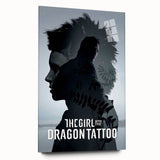Classic 2010s Movie Poster Art – Vintage The Girl with the Dragon Tattoo Print