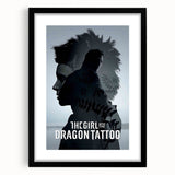 Classic 2010s Movie Poster Art – Vintage The Girl with the Dragon Tattoo Print