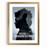 Classic 2010s Movie Poster Art – Vintage The Girl with the Dragon Tattoo Print