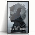Classic 2010s Movie Poster Art – Vintage The Girl with the Dragon Tattoo Print