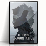 Classic 2010s Movie Poster Art – Vintage The Girl with the Dragon Tattoo Print