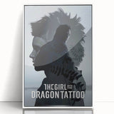 Classic 2010s Movie Poster Art – Vintage The Girl with the Dragon Tattoo Print