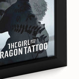 Classic 2010s Movie Poster Art – Vintage The Girl with the Dragon Tattoo Print