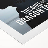 Classic 2010s Movie Poster Art – Vintage The Girl with the Dragon Tattoo Print